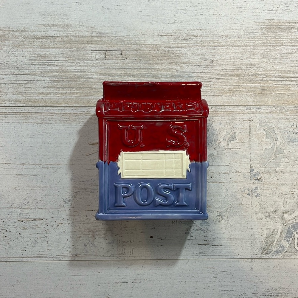 Vintage Boris Buzan Ceramic US Post Letter Holder